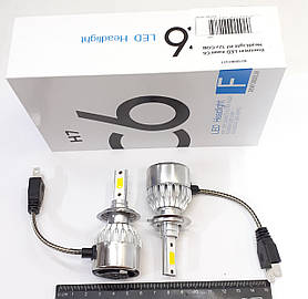 LED лампи H7 C6 36W 12/24V з активним охолодженням