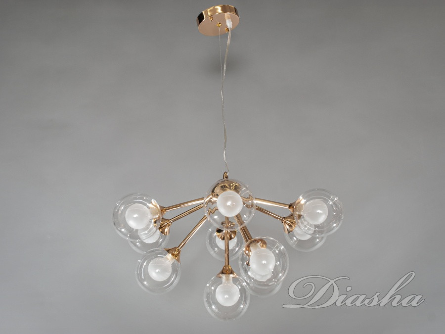 Підвісна сучасна люстра 81788/10G, фото 1