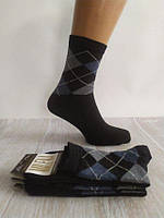 Носки мужские плотные Ромбы классика Милена 25, 27, 29 Шкарпетки чоловічі Червоноград