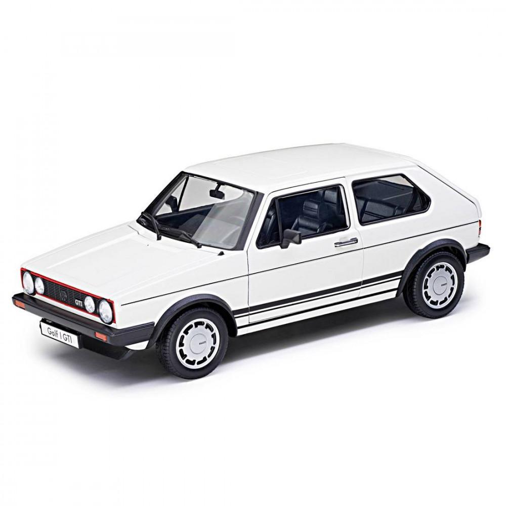 Модель автомобіля Volkswagen Golf I GTI (1983), White, Scale 1:18, артикул 191099302084