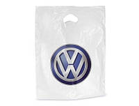 Полиэтиленовый пакет Volkswagen Logo Plastic Bag, Size S, White, артикул 000087317E084