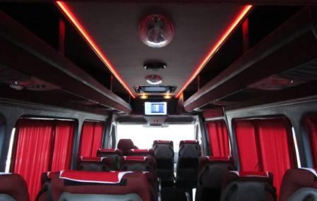 Автомобільні штори Mercedes-Benz Sprinter 313 бордові