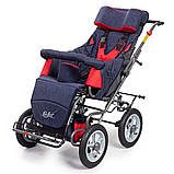 Спеціальна прогулянкова Коляска для Реабілітації дітей з ДЦП Comfort Maxi 6 Special Needs Stroller 165 см/75кг, фото 6
