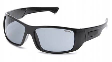 Окуляри захисні Pyramex Furix (grey) Anti-Fog, чорні, фото 1