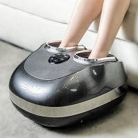 Професійний масажер для ніг люкс версії з роликовим, вібраційним, повністю компресійним масажами