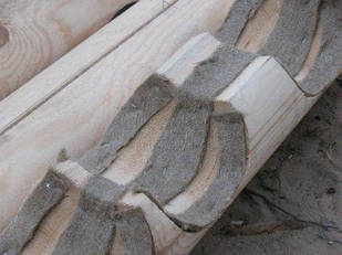 Джутрвий утеплювач міжвінцовий стрічка 12 см