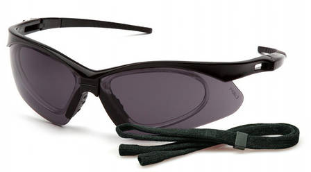 Окуляри Pyramex PMXtreme RX (gray) Anti-Fog, сірі з діоптрійною вставкою, фото 1