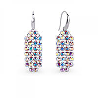 Серебряные серьги Spark со Swarovski Stylish KWMESH2AB