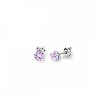 Серебряные серьги Spark со Swarovski Cube Studs Small K48414V