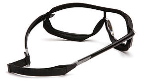Окуляри захисні з ущільнювачем Pyramex XS3 Plus (clear) Anti-Fog, прозорі, фото 5