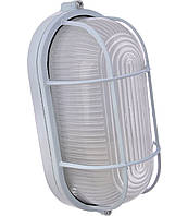 Світильник вологостійкий MIF 022 NEW 60W E27 білий овал з решіткою, MAGNUM (90016368)