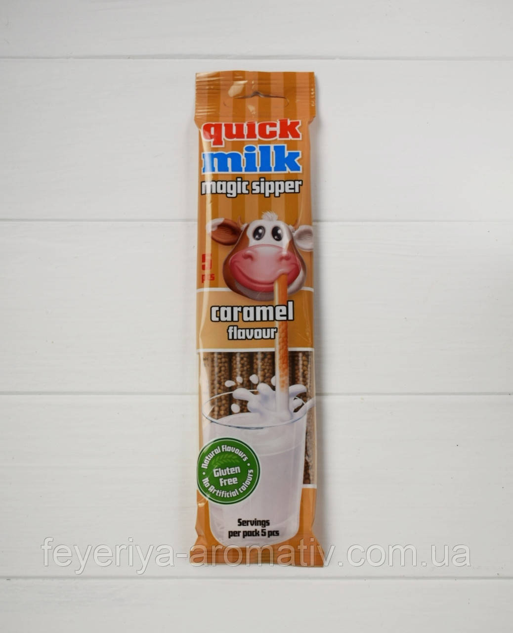 Купить Трубочки для молока со вкусом карамели Quick Milk Magic Sipper 5 ...