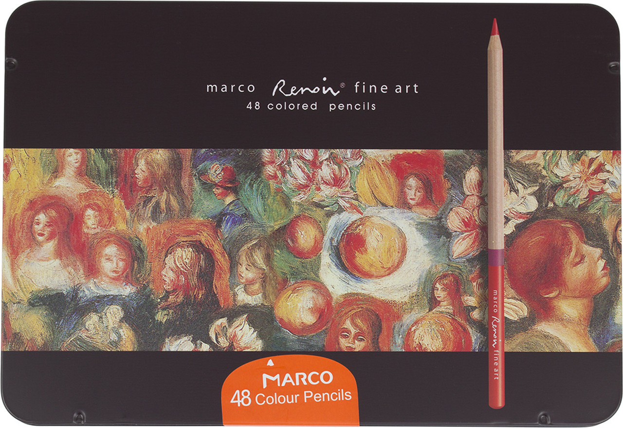 Олівці кольор. 48 кольор. "Marco" Fine Art №48TN/1994 метал. кор-ка(3)(18)
