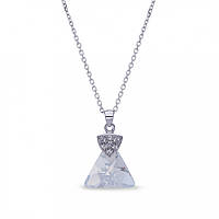 Серебряный кулон Spark со Swarovski Triangolo N6628BLS