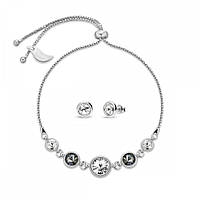 Серебряный комплект Spark со Swarovski Casis Penta SETW11225CSNC