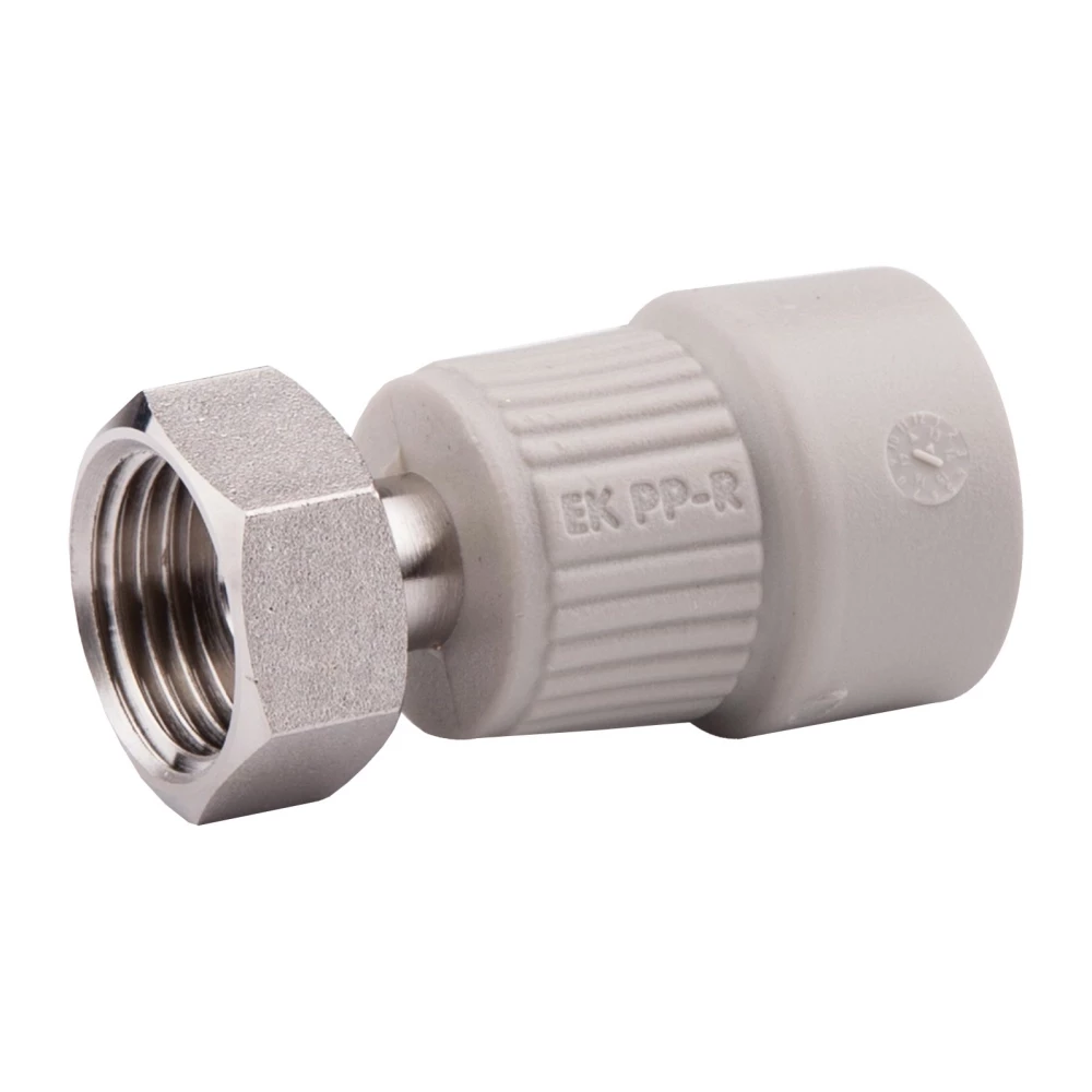 Муфта PPR Ekoplastik з накидною гайкою (мет.) 25х3/4"