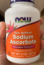 Аскорбат натрію Now Foods Sodium Ascorbate Pure Buffered 227 г, фото 6