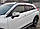 Дефлектори вікон з хром молдингом (вітровики) Mitsubishi Eclipse Cross 2017-2024 (Fly), фото 3