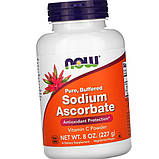 Аскорбат натрію NOW Sodium Ascorbate Pure Buffered 227 г, фото 10