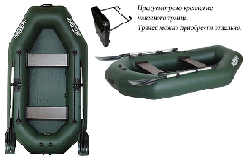 Човен надувний Kolibri (Колібрі) К-240 + слань-килимок