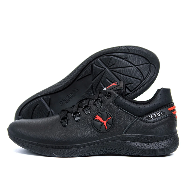 Чоловічі шкіряні кросівки Puma Y-707, фото 1