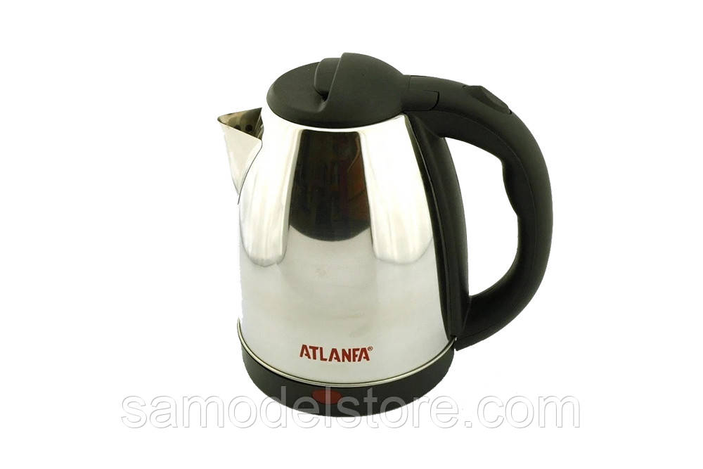 Електрочайник дисковий, скляний 1800 Вт Atlanfa AT-H02 2 л., фото 1