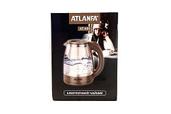 Електрочайник дисковий, скляний 1800 Вт Atlanfa AT-H05 2 л.