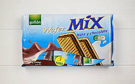 Вафлі з шоколадом Gullon Wafer Mix Nata y chocolate 180г (Іспанія)