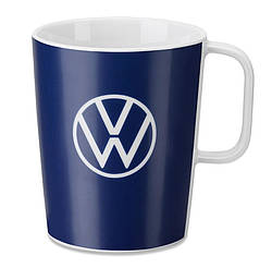 Кружка Volkswagen Logo Cup, Blue / White, артикул 000069601BR