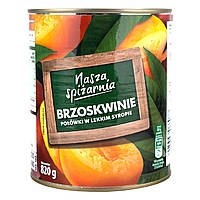 Персик половинки в сиропі "Nasza spizarnia" 820 г