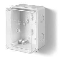 Распределительная коробка с прозрачной крышкой CARBO-BOX 158x118x80 IP55 (0229-00)
