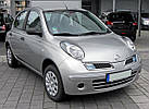 Решітка радіатора ліва Ніссан Мікра 3 - Nissan Micra 3 - 2003-2005, фото 3