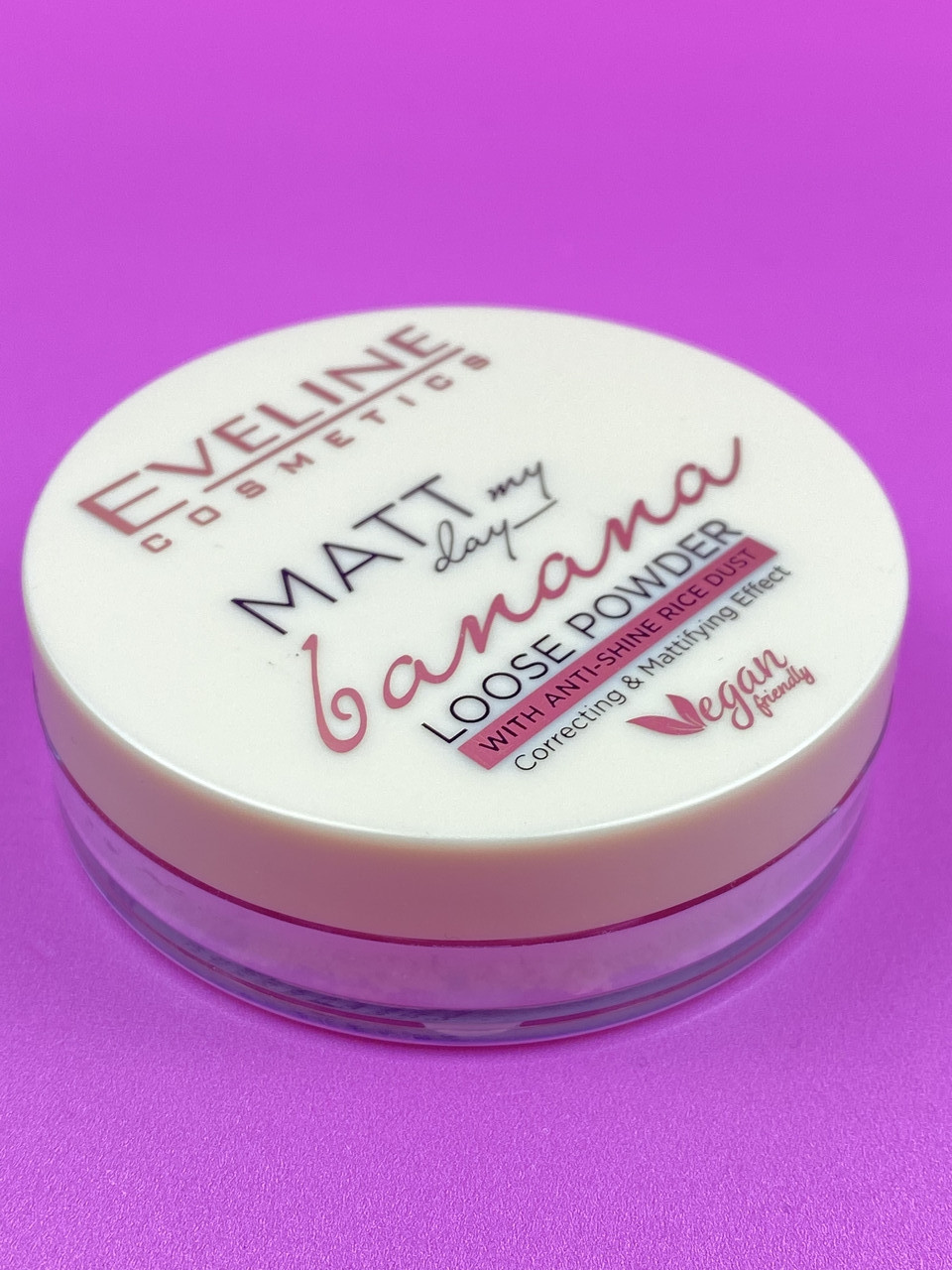 Розсипчаста бананова пудра для обличчя Eveline Cosmetics Matt My Day Banana Powder