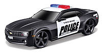 Автомодель Maisto Chevrolet Camaro SS RS Police со светом и звуком чёрный (81236 black)