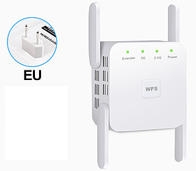 Репітер WiFi 2,4 / 5ГГц 1200Мбіт / с 802.11b / g / n - роутер, підсилювач сигналу