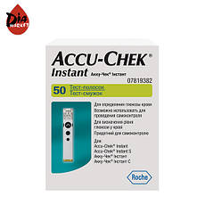 Тест-смужки Акку Чек Інстант (Accu Check Instant) 1 пачка