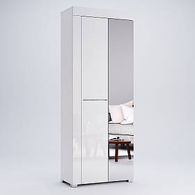 Шафа Аманда 2д Білий глянець 75 см MiroMark