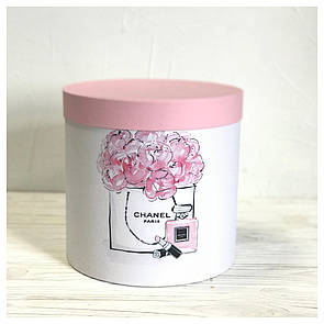 Подарункова коробка "Шанель No2" d20 h20