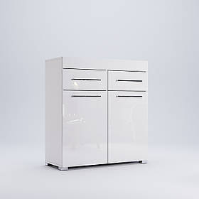 Комод Аманда 2д2ш Білий глянець MiroMark