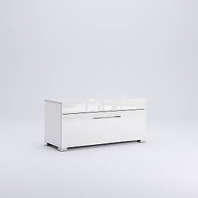 Тумба з Аманда 1дв 90 Білий глянець MiroMark