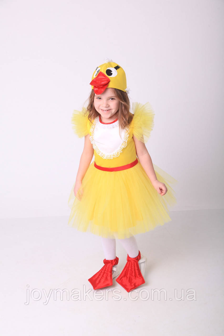 Дитячий карнавальний костюм Качка на зростання 110-116 см, фото 1