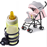 Підстаканник для дитячої коляски, велосипеди. Колір рожевий. (80111), фото 2