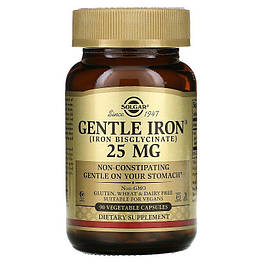 Gentle Iron 25 мг Solgar 90 капсул