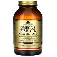 Omega 3 Fish Oil Concentrate Solgar 120 капсул