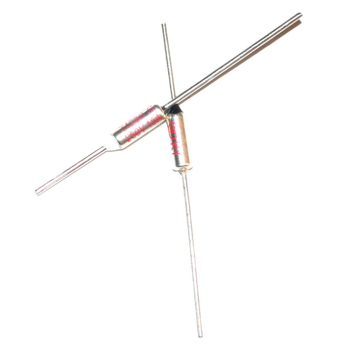 Термозапобіжник TZ D-250°C 15A для мікрохвильової печі, фена, електричної духовки, електросушарки, мультиварки - термозапобіжники, фото 1