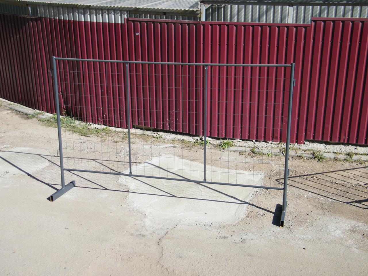 Временный забор ограждения для ремонтных работ - фото 1 - id-p1481323885