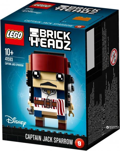 Конструктор Лего LEGO Brickheadz Капітан Джек Воробей 109 деталей