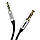 Кабель Baseus Audio Yiven M30 mini-Jack (3.5 mm) 1.5m, Silver+Black (CAM30-CS1), фото 4