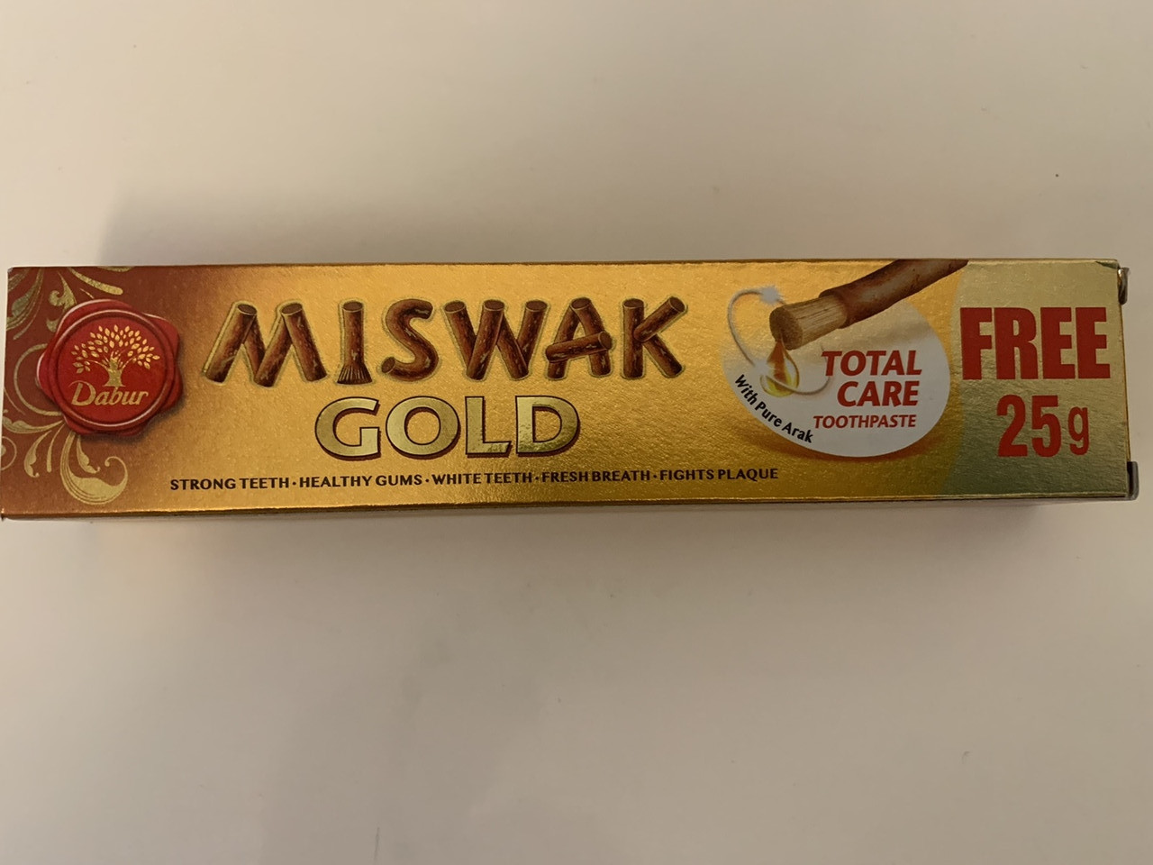 Купить DABUR Miswak Зубная паста Мисвак Miswak Gold. 75г. Производство ...
