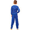 Спортивний костюм для тренувань з футболу LD-581, зростання 125-135 Синьо-білий, фото 3